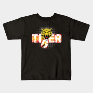 Angry Tiger Kids T-Shirt